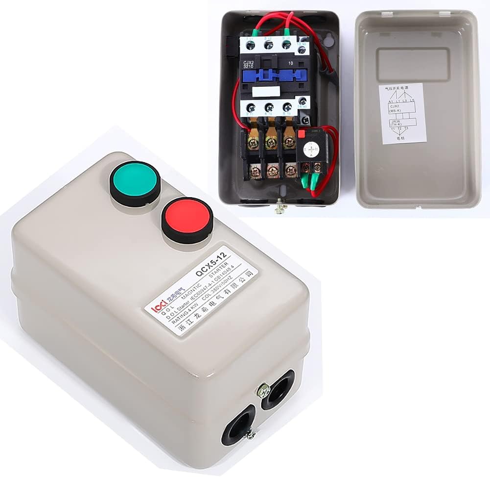 - Magnetic Motor Starter Motor Starter 3 phase motor starter Motor Starters Single Phase Magnetic Starter electric motor switches 5 Hp Single Phase 220/240v electric motor starter(For motors)