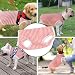 Amexo Hundebody Nach Op Erholungsanzug für Hunde Anti Lecken Hund Onesies Kegel Hundebody Wundschutz Erholungsanzug E-Halsband Alternative Erholungsanzug für Hunde Katzen Nach der Operation (Rosa, XS)