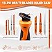 Cenforge 13-PC Multi Blades Hand Saw, Small Hacksaw, Mini HandSaw, Jab Saw, Small HandSaw for Wood, Drywall, Metel, Sheetrock, Plastic (with a Handle for Quick Blade Change)