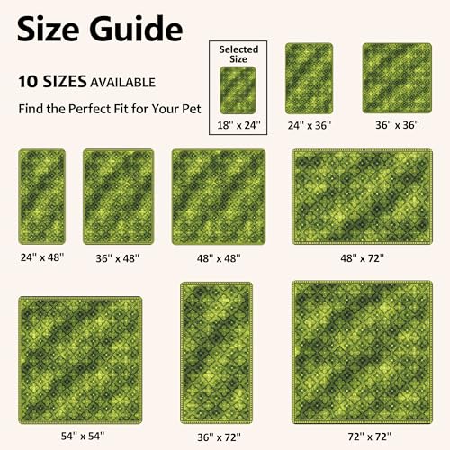 Image of Washable Pee Pads for Dogs, Reusable Puppy Potty Training Pads, Ultra-Absorbent Thick Waterproof Leak-Proof Non-Slip Pads & Mat for Crate, Playpen, Floor, Whelping & Housebreaking , 2 Pack 18 inchx24 inch