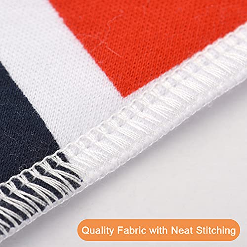 yeacher Babadores de baba de bandana de bebê 4 peças babadores de bebê com suporte de chupeta para m