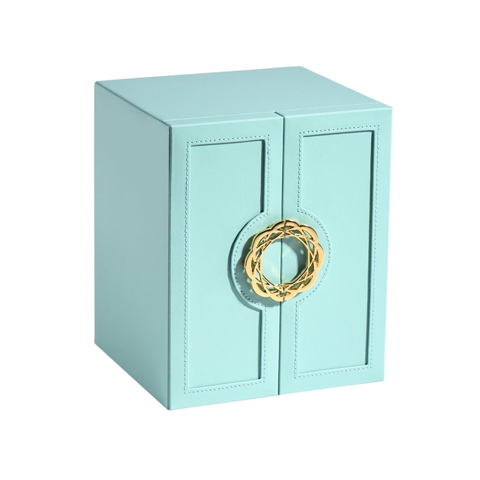 Portagioie Organizzatore di gioielli Portagioie da tavolo multistrato Cassetto in pelle Orecchini di grande capacità Collana Organizer for trucchi (Color : B, Size : 20 * 18.3 * 24.3CM)