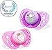 Chicco NaturalFit Flair Pacifier, Pink, 12 Months Plus