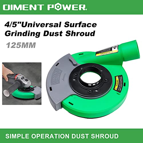 Diment Power Dust Shroud For Angle Grinder 4/4.5/5 Inch Universal Surface Grinding Shroud (125Mm) #TOP5