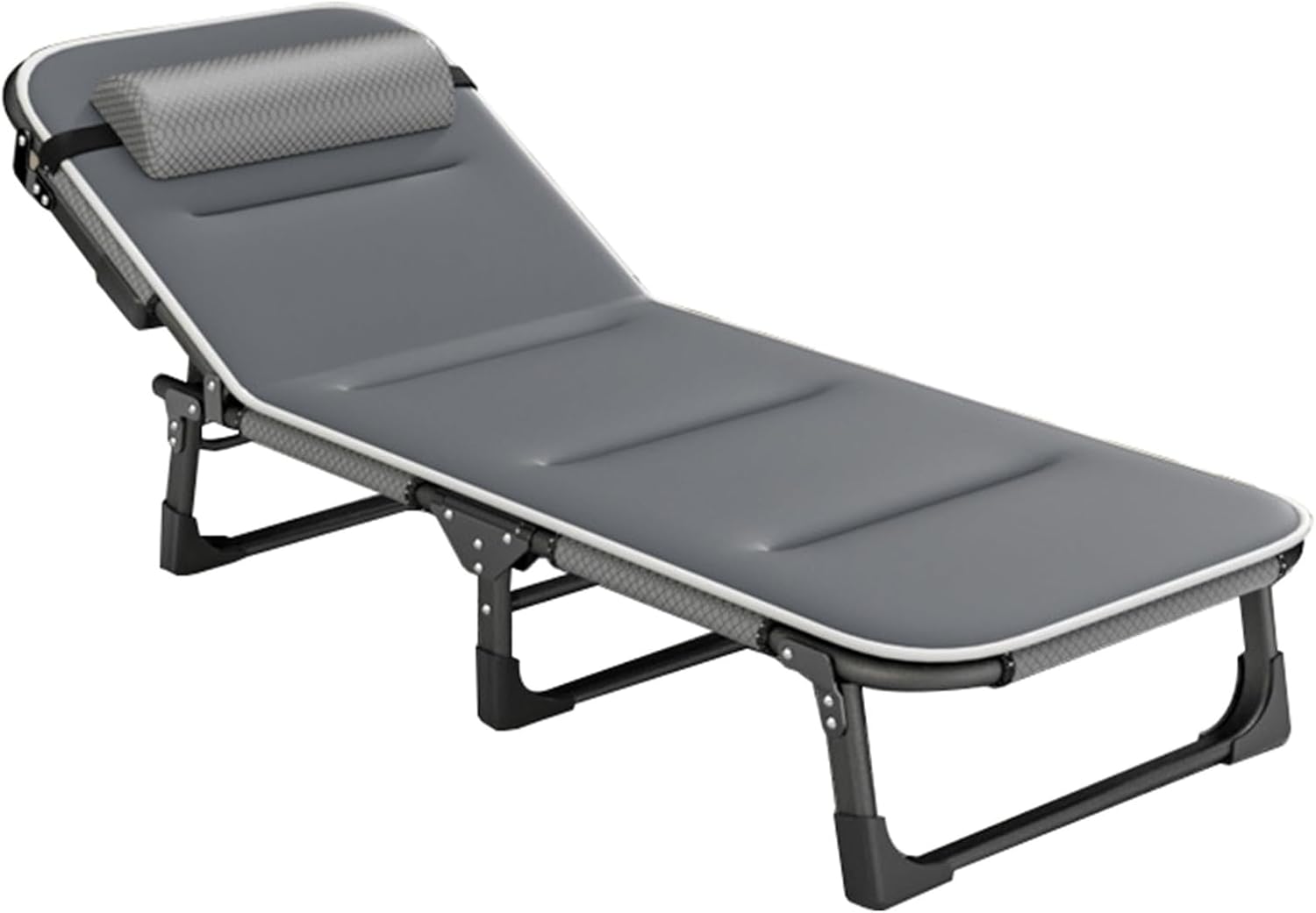 Camping Beds For Adults Portable Folding Bed, Folding Camping Cots Patio Lounge Chair, Camping Bed Folding Cot 330lbs (Max Load), For Sunbathing, Camping, Pool (Color : B1)