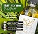Nu Strands Organic Rosemary Brahmi Hair Growth Oil-Natural Hair Regrowth and Hair Loss Treatments for Men, Women and Children - Scalp Serum for Thinning Hair and Hair Loss - All Hair Types 8 oz.