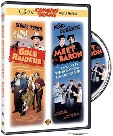 The Three Stooges - Meet the Baron/The Gold Raiders by Warner Home Video by Walter Lang Edward Bernds