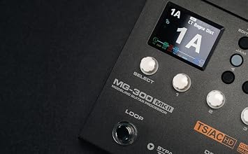 NUX MG-300 MKII Multi Effects Pedal with 45 Effects, 36 IRs, 27 AMPs, 24 Slots, Drum Machine, Shimmer Reverb, Tweakable Footswitch, Perfect for Studio Recording, Practice, Live Show