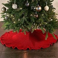 Gonna per albero di Babbo Natale, renna e pupazzo di neve