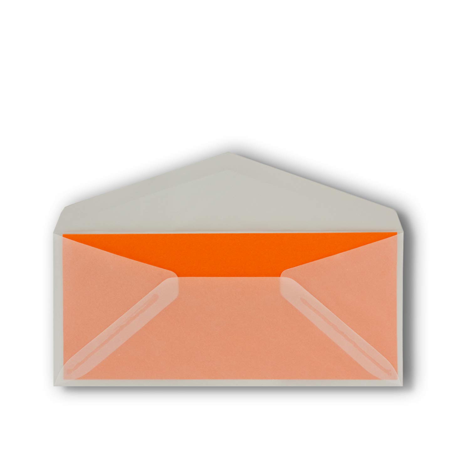 75 Transparent envelopes DIN long, 110 x 220 mm (11 x 22 cm), Wet gluing without window, Ideal for invitation cards - Image 4