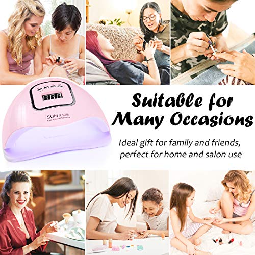 image for UV LED Nail Lamp, HIPPIH Nail Dryer for Gel and Regular Polish, Portab
