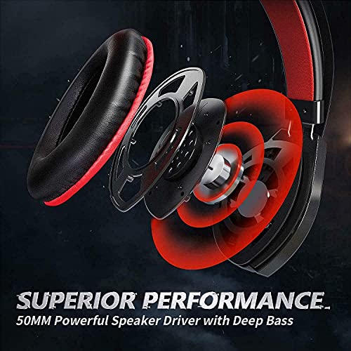 EZ.winpow Fone de ouvido para jogos de PC, fone de ouvido estéreo de videogame com som surround 7.1