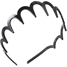 Headband, Wavy Bangs, Comb Included, For Face Washing, Skin Care, Lightweight, Anti-Slip, Pain Resistant, Unisex, Stylish, Hair Clip, Hair Band, Sports, Makeup, Housework, Relaxing, Comfortable