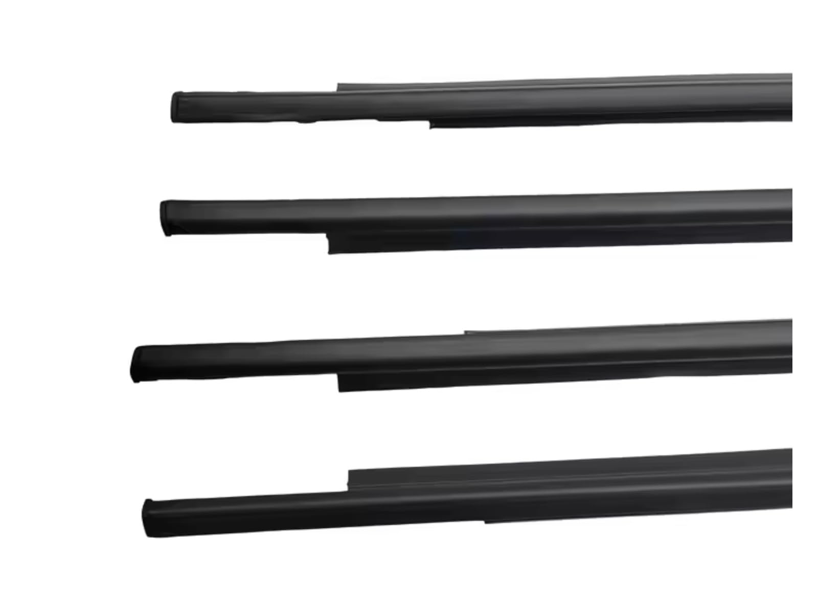 Iukmrt One Color For Toyota For Yaris 2005-2011 For Vitz 2005-2010 68160-52110 68210-52110 4 X Outer Door Glass Weatherstrip Moulding Car Door Seal Protector