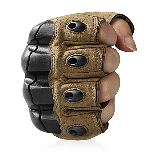 Fuyuanda Tactical Gloves, Outdoor Gloves Fingerless Glove For Riding, Cycling, Paintball, Motorcycle, Driving Gloves #TOP4