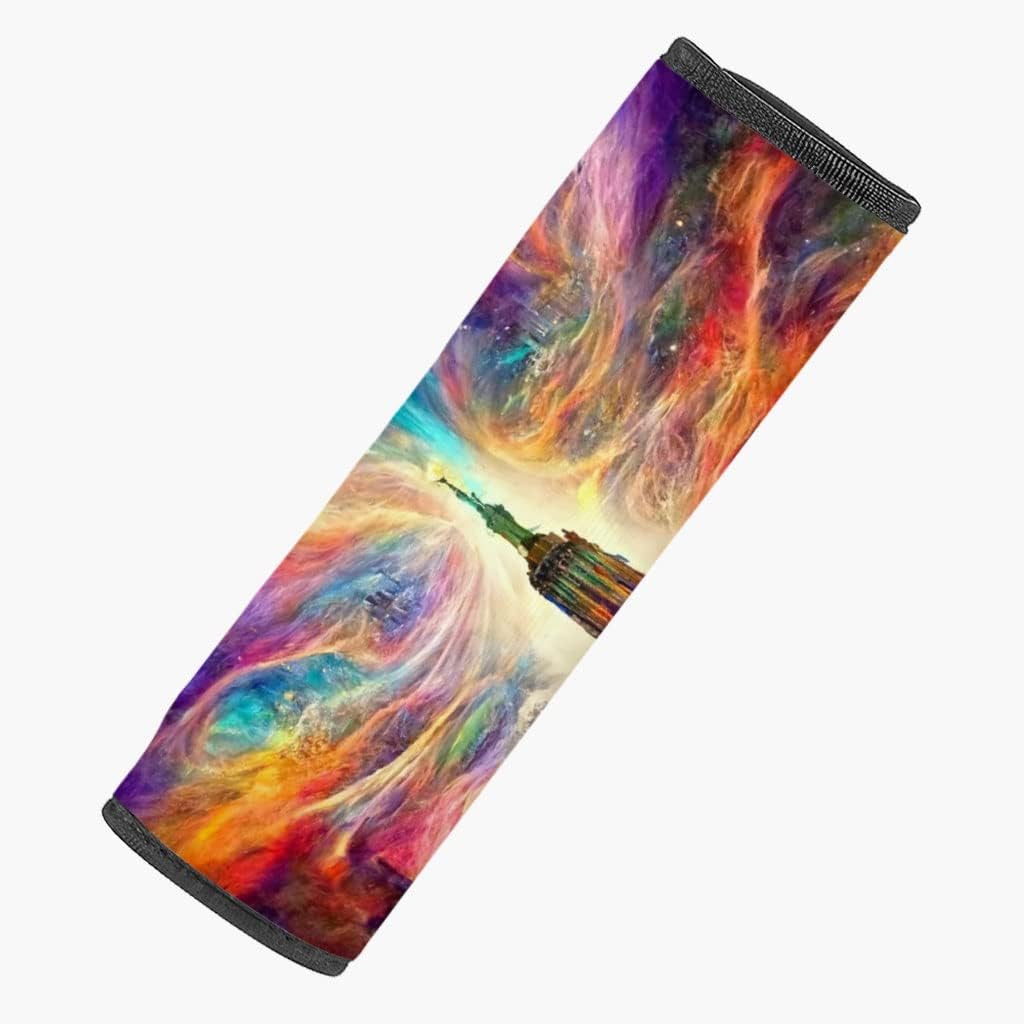 Colorful Car Seat Belt Pads - New York Seat Belt Cover - Themed Seat Belt Cover