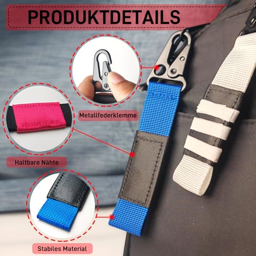 KAKABUBBLE Porte-clés Jiu-Jitsu - Cadeau de ceinture de jiu-jitsu brésilien pour hommes et femmes - Porte-clés Jiu-jitsu brésilien pour les arts martiaux, bleu, S – vue 4