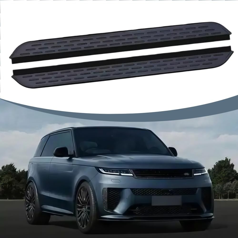 2PCS Side Steps Running Boards Nerf Bars Side Pedal Protector Fits for Land Rover Range Rover Sport 2023-2026
