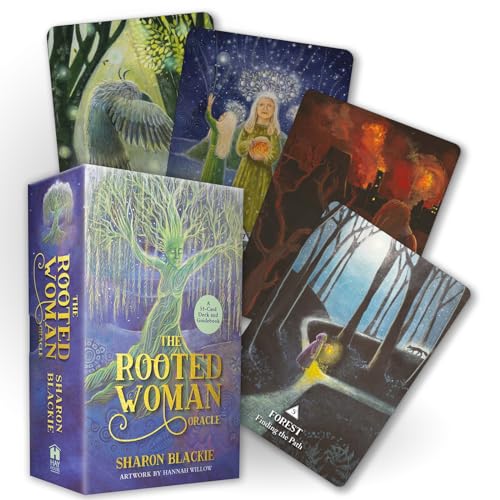 Portada de The Rooted Woman Oracle: A 53-Card Deck and Guidebook