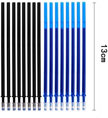 26Pcs Erasable Gel Pen Blue Ink Refill Set Cute Pigs Panda Cat Pattern 0.35mm Rollerball Friction Pen Easy to Rub for Kids Students Adults
