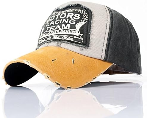 Vintage Baseball Cap Denim Cotton Frayed Edge Sunhat Adjustable Unisex - Image 2