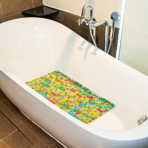 Alfombra de baño segura para evitar caídas de niños y ancianos con ventosas estables 5