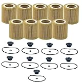 Set of 9 Engine Motor Oil Filters For BMW 228i xDrive 320i 328i GT 428i Gran Coupe 528i X1 Z4 2.0L