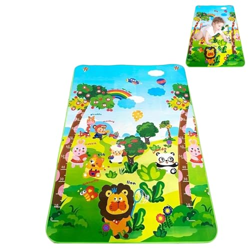 Alfombra de juegos para bebés, Alfombra Educativa Infantil Impermeable, Alfombra plegable para bebés para suelo, Alfombra...