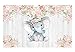 Allenjoy 7x5ft Rustic Floral Elephant Backdrop for Baby Shower Party Pink Flower Wood It's a Girl Banner Birthday Photography Background Cake Table Decoration Photo Booth Studio Props Favors Supplies