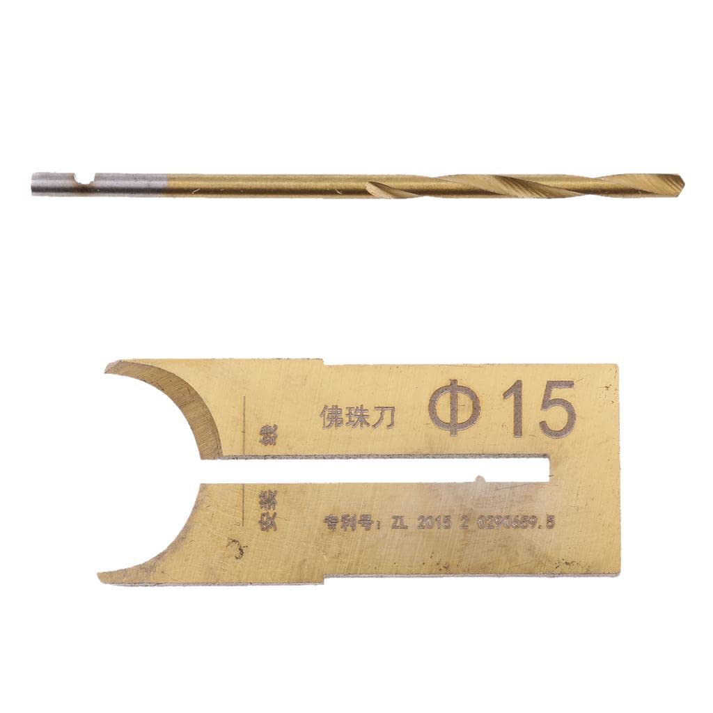 Carbide Woodworking Router Bit Buddha Beads Blade Drill Tool 15mm-image-40