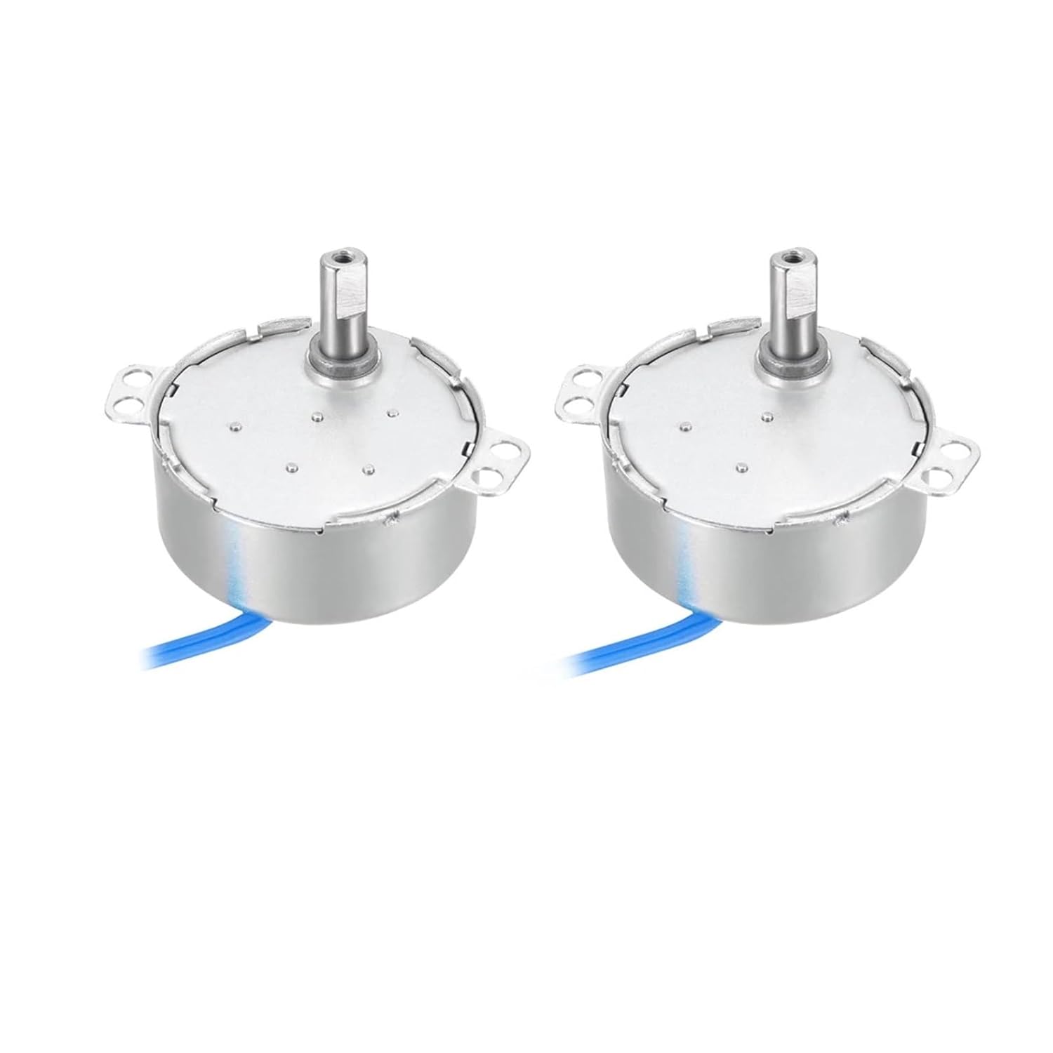 Permanent Magnet Synchronous Motor AC 100V-127V 2-36RMP 50-60Hz 4W Double Flat Shaft CW/CCW for Fan Motor Electrical Apparatus 1Pcs(4-5RPM)