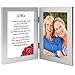 Birthday or Mother's Day Gift for Mom From Daughter or Son - Mom Poem in Double Frame - Add Photo