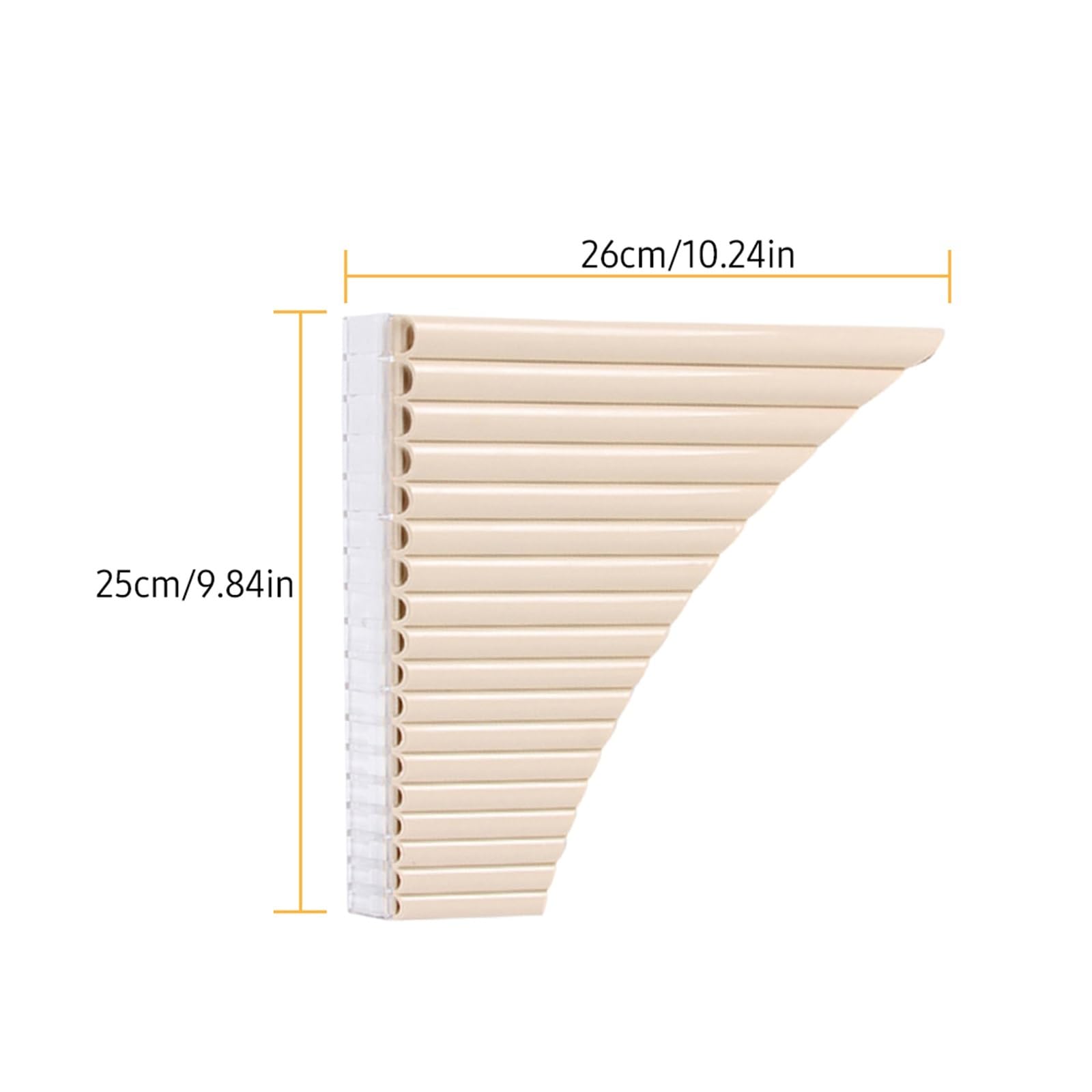 Flauto di Pan 18 Tubi Flauto di Pan C Chiave Flauto di Pan Tubi di Pan con Bocchino Strumento A Fiato per Studenti Principianti Borsa da Trasporto Materiale ABS (Color : White)