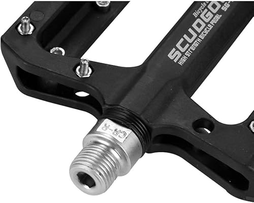 Miniatura 5 de Pedal de bicicleta MTB, fibra de nailon, antideslizante, 916 pulgadas, plataforma de bicicleta, pedales planos para bicicleta BMX Road Mountain