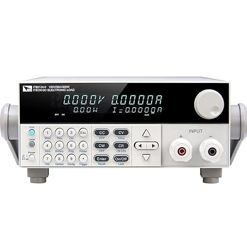 Miniatura 9 de ITECH Carga electrónica DC 0-150V0-30A0-300W probador de carga de batería de un solo canal IT8512A+