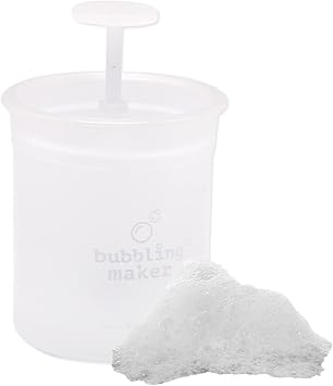 Foam Maker Plastic Bubble Maker Foamer Portable Shower Bath Shampoo Face Cleanser Bubble Foamer Device Facial Cleansing Tool Skin Care White