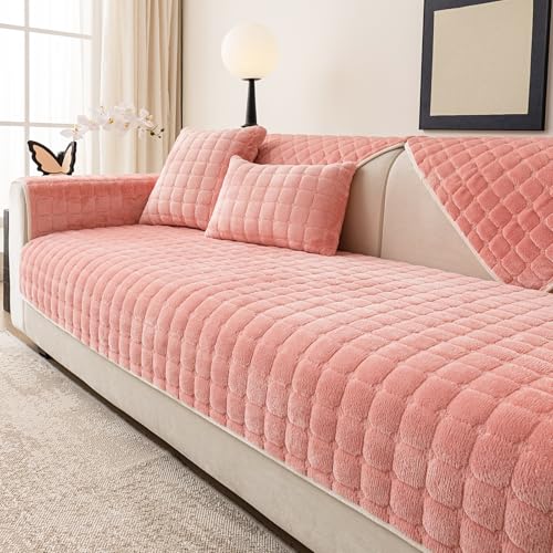 tianxinbaobei Soft Velvet Couch Arm Covers Washable(1PC, 35.4"x35.4")