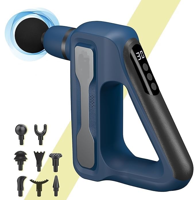 ACUWORLD Cordless Deep Tissue 32 speed Massage Gun With 8 Attachments, Handheld Massager Sport Massage Gun Heads Powerful Percussion Muscle Massage Gun for Athletes Back Pain Relief ACUWORLD Cordless Deep Tissue 32 speed Massage Gun With 8 Attachments, Handheld Massager Sport Massage Gun Heads Powerful Percussion Muscle Massage Gun for Athletes Back Pain Relief