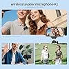 Uewpv Wireless Lavalier Microphone for iPhone iPad & Android - 2 Pack Mini Clip-On Mic with Noise Cancellation, USB-C/Lightning - for TikTok, YouTube, Podcast, Live Streaming #4