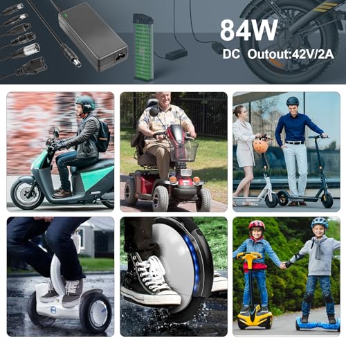image for Fancy Buying 42V 2A Universal Scooter Charger with 7 Connections, Fast