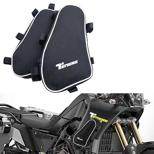 Für Tenere 700 XTZ700 2019-2023 Motorradrahmen Crash Bar wasserdichte Tasche Stoßstange Reparaturwerkzeug Positioniertasche TENERE 700 Zubehör