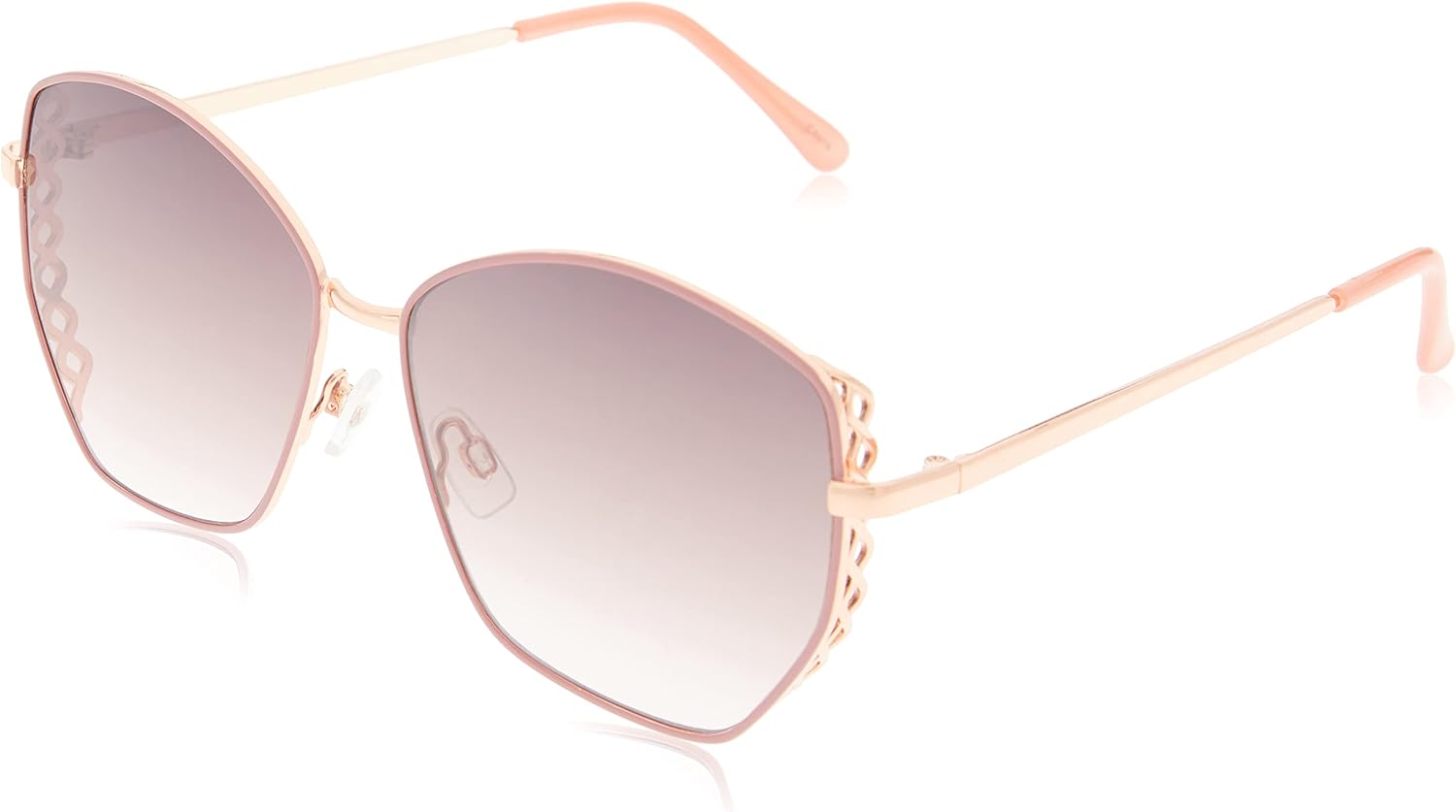 TAHARI Metal Geometric Hexagonal Women's Sunglasses