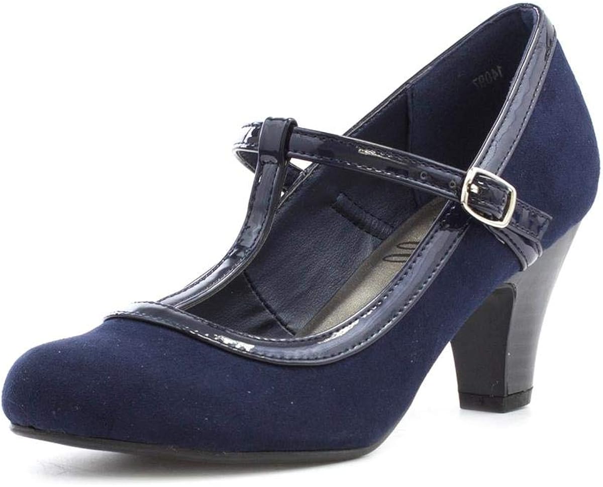 womens navy court shoes