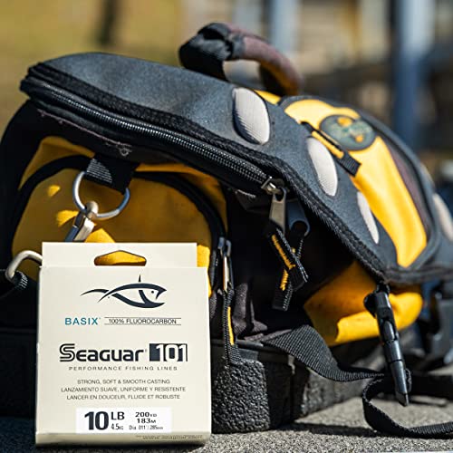 Seaguar 101 Basix 100% Fluorocarbon Fishing Line, 200Yds, 10Lbs Line/Weight, Clear - 10Bsx200 #TOP5
