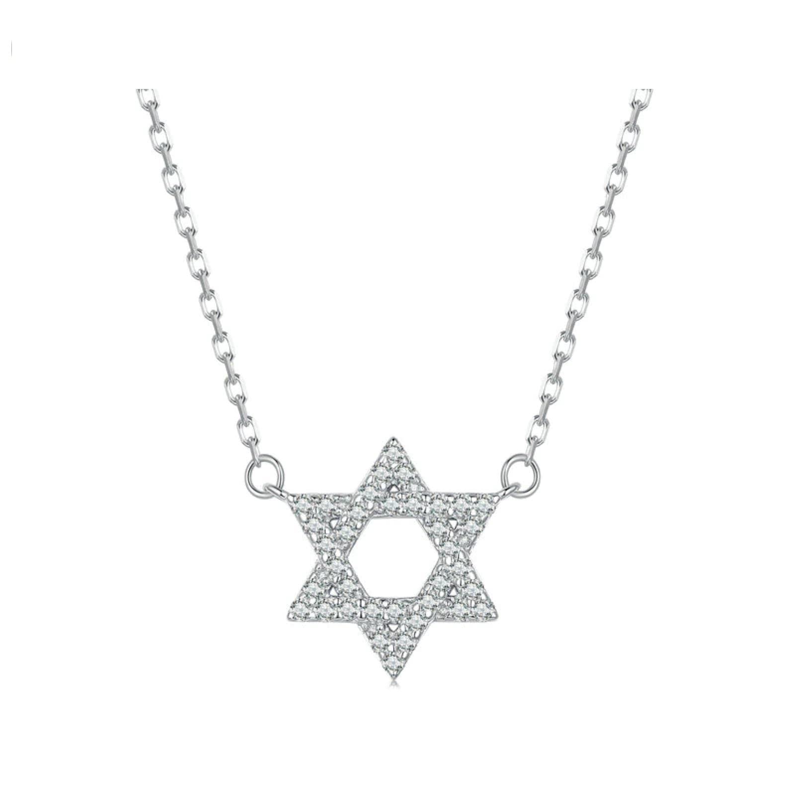 Collier hexagonal argent 925 anti-ternissement fini les bijoux ternes