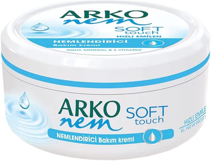 Arko CREAM | ARKO Moisturizing Cream From Body and Face Moisturizer for Dry Skin | Fast Absorption | ARKO Hand and Face Cream | Moisturizer Cream | Daily Skincare CREAM 6.78 Oz Jar