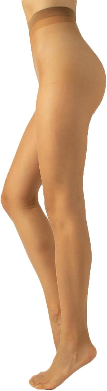 CALZITALY Womens tights, Sheer Nylons, Summer Pantyhose, Stockings 8DEN, Natural, Natural Tane, S, M, L, Made in Italy M, NATURAL TAN