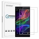 [2 Pack] Orzero For Razer Phone / Limited Gold Edition/ Razer Gaming Smart Phone Tempered Glass Screen Protector, 2.5D Arc Edges 9 Hardness HD Anti-Scratch Bubble Free [Lifetime Replacement Warranty]