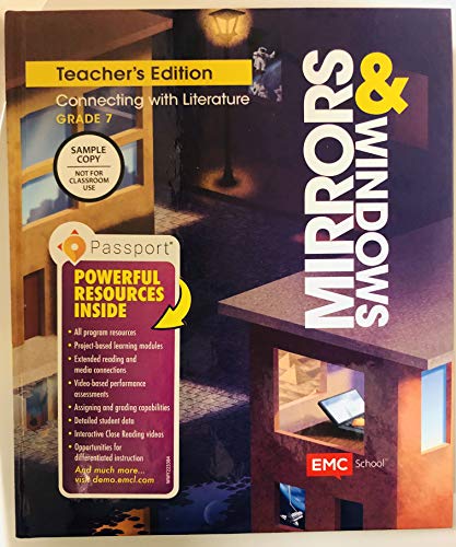 Compare Textbook Prices for Mirrors & Windows: Connecting With Literature Grade 7, Teacher's Edition 2020  ISBN 9781533836717 by Various