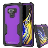 Punkcase Galaxy Note 9 Waterproof Case [Navy Seal Extreme Series] [Slim Fit] [IP68 Certified] [Shockproof] [Dirtproof] 360 Full Body Armor Cover Compatible with Samsung Galaxy Note 9 [Purple]